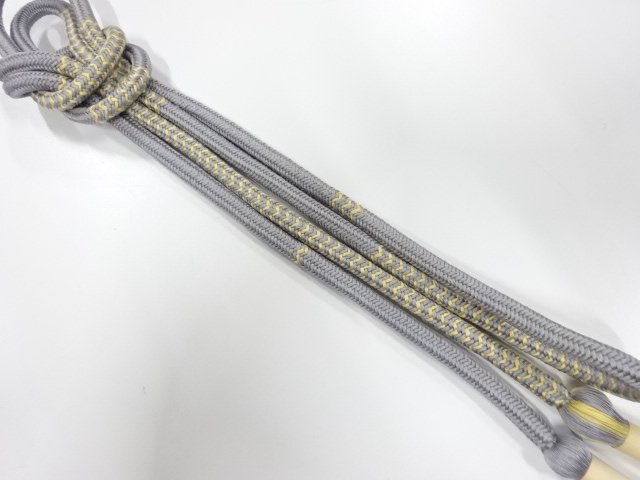 JAPANESE KIMONO / UNUSED HAND-TIED OBIJIME
